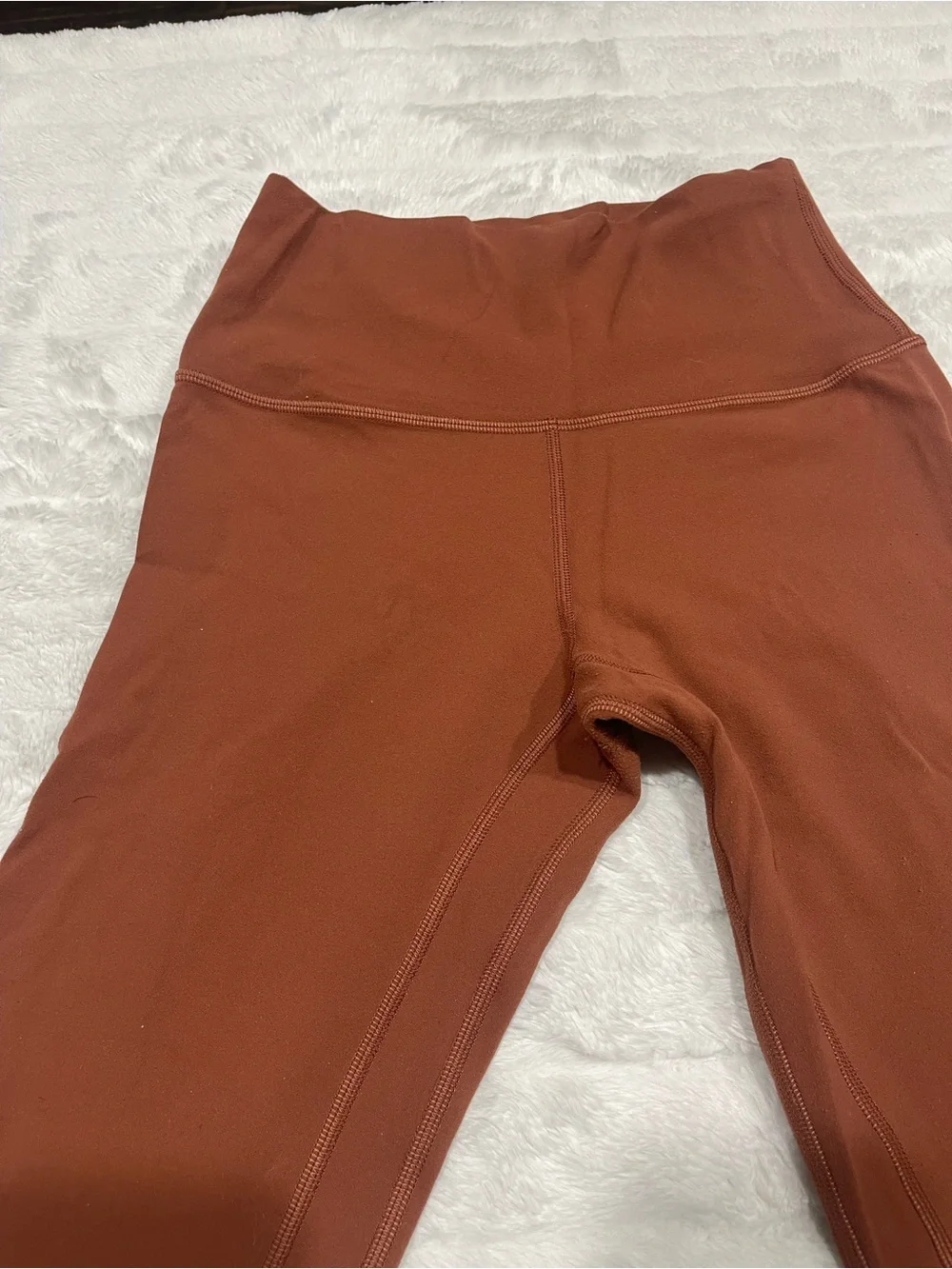 lululemon athletica Kids Rust Brown High-Waist Leggings
